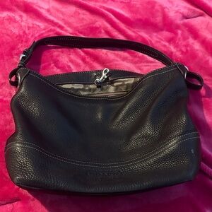 Coach Black Leather Shoulder Bag